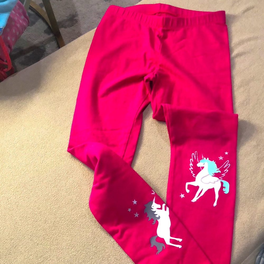 Bright Pink Gymboree Leggings - Size 7/8
